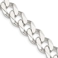 thumbnail image 1 of 925 Sterling Silver 11mm Strass Chaîne Pendentif Pendentif Biseauté, 1 of 9