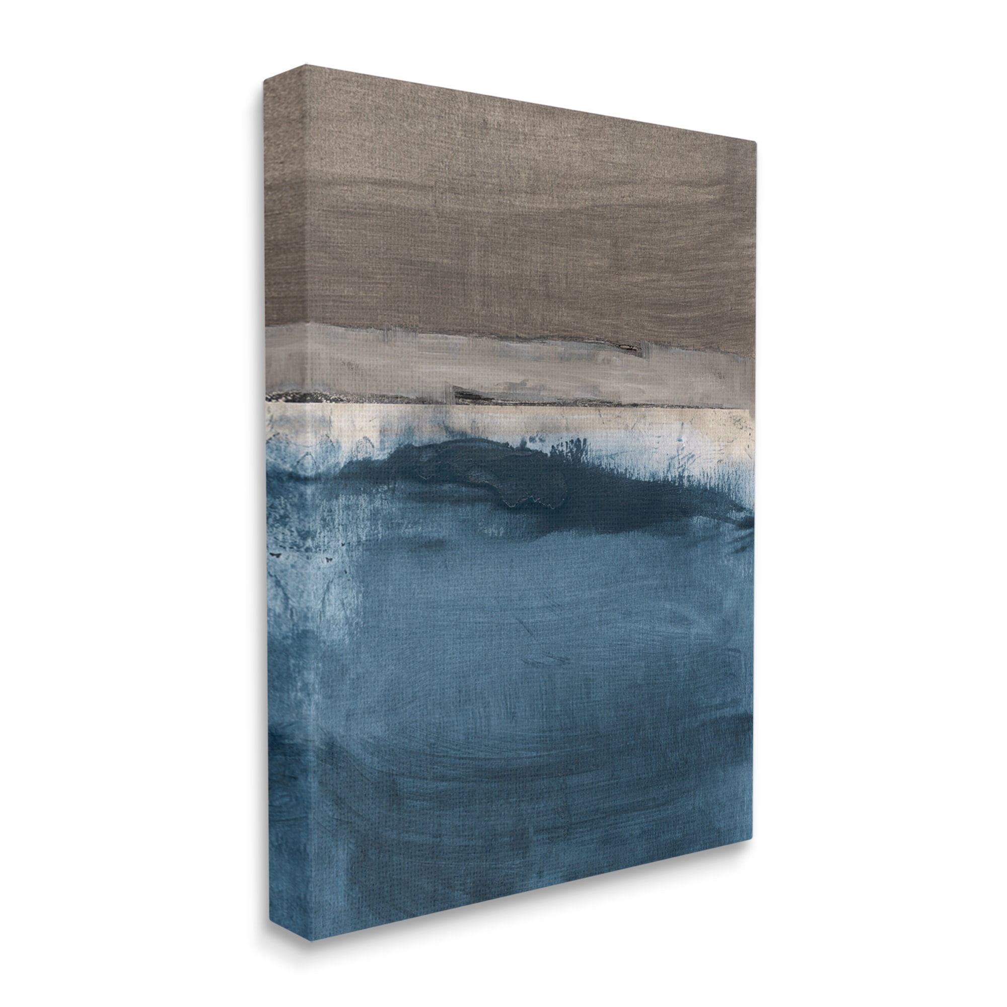 Stupell Midnight Sky Murky Abstract Painting Abstract Painting Gallery Wrapped Canvas Print Wall Art