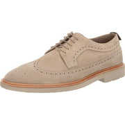 Gordon Rush Arlo - Mens High End Suede Wingtip Buck Handcrafted in Italy. Lace-Up with Premium Italian Suede Upper, Leather Lining, and St. Moritz Blowtech EVA Sole.