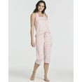 thumbnail image 2 of Real Essentials 2 Pack: Women’s Pajama Set Tank Top and Capri Pants Super-Soft Loungewear (Avalable In Plus Size), 2 of 6