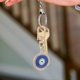 thumbnail image 4 of Alloy Key Chain Evil Eye Keychain Bag Hanging Pendant Valentines Keychain Gift for Girlfriend, 4 of 4