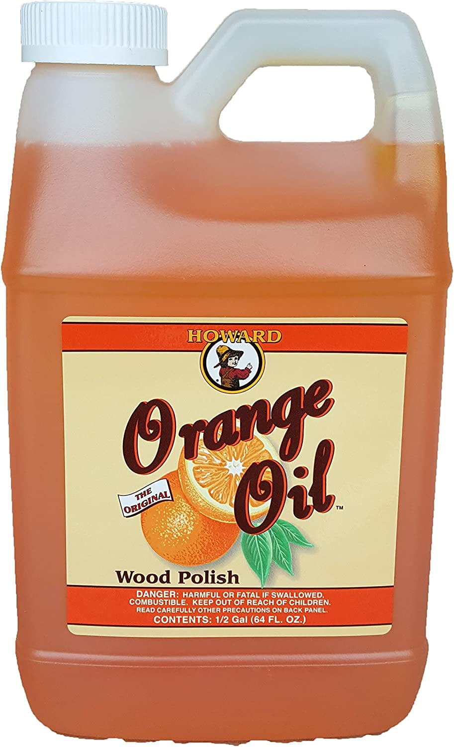 Howard Orange Oil 64 Ounce Half Gallon, Clean Kitchen Best