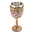 thumbnail image 2 of Taza de cerveza nórdica, copa vikinga nórdica, copa nórdica retro, copa de vino retro, grado profesional, 2 of 8