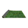 thumbnail image 2 of Ahgly Company Indoor Rectangle Patchwork Green Transitional Area Rugs, 7' x 10', 2 of 4