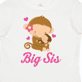 thumbnail image 4 of Inktastic Big Sis Monkeys Girls Toddler T-Shirt, 4 of 5