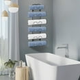 Auledio Metal Towel Rack Wall Mounted for Bathroom Storage Bath Towels