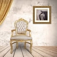 thumbnail image 3 of Atelier B Art Studio 15x15 Gold Ornate Wood Framed with Double Matting Museum Art Print Titled - BULL HEAD FRONT VIEW, 3 of 4