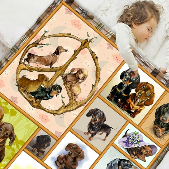 Manta de franela con estampado 3D de perro, ideal para decoración del hogar, habitación y pared. Ideal para niños y adultos. Ideal para bebés.