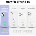 thumbnail image 6 of Compatible with iPhone 15 Case, Full Body Food-Grade Silicone Wear-Resistant, Anti-Drop Protection with Soft Anti-Scratch Microfiber Lining Phone Case for iPhone 15, 6.1 inch, Light Purple, 6 of 14