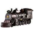 thumbnail image 2 of Retro Simulation Steam Train Decoration Resin Locomotive Statue Locomotive Train Ornament Decorative Locomotive Model for Office Balcony Coffee Shop Gift, 2 of 9