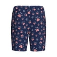 thumbnail image 2 of Lsque Star Dog Paw Mens Sleep Pajama Shorts,Short Pajama Pants, Cotton Ultra-Soft Knit-Small, 2 of 9