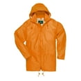 thumbnail image 2 of Portwest US440 Men's Lightweight Waterproof Classic Rain Jacket Orange, Small, 2 of 3
