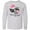 AC-Heather Grey, variant on Inktastic Stealin' Your Heart Cute Raccoon Long Sleeve Youth T-Shirt