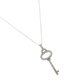 thumbnail image 5 of Collar Colgante Forma Clave Imitación Joyería Perfecl Plata 58cm, 5 of 6