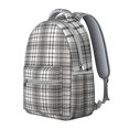 thumbnail image 2 of Classic Plaid Backpack Checkered Pattern and Moroccan Print Abstract Style School Bag for Student and Student, 2 of 4