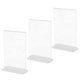 thumbnail image 1 of Double Sided Display Stand for Shop A6 Size Multifunctional and Sturdy Alloy Show Sign Holder, 1 of 1