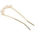 thumbnail image 1 of Horquilla para el pelo en forma de U para niñas, horquilla para el pelo, moño francés, horquilla de perla, accesorio para el pelo recogido, pasador para moño, 1 of 7