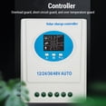 thumbnail image 3 of MPPT Controller Solar Charge Controller 12V 24V 36V 48V Intelligent RV Solar Panel Battery Regulator for Boat Yacht, 3 of 7