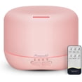 thumbnail image 1 of Aromatherapy Essential Oil Diffuser for Room: Air Humidifier Aroma Scent Cool Mist Colorful Lights Cute Small Large Waterless Auto Off Ultrasonic Diffusers for Home Bedroom Pink (300ml), 1 of 8