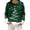 Dark Green, variant on Cozy Holiday Charm Printed Crewneck Pullover For Casual Knit Sweater With Seasonal Graphic