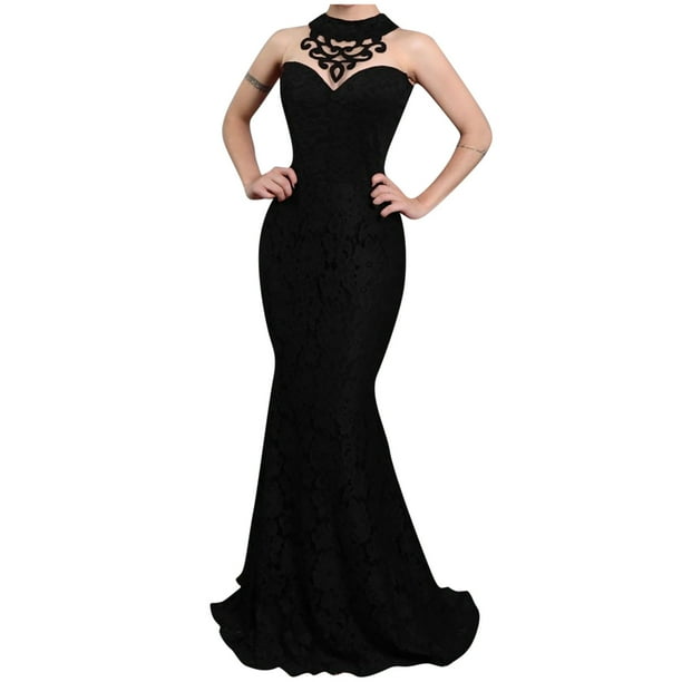 Moda mujer elegante sexy casual sin mangas honda correa color puro vestido largo Pompotops hdfakjf995