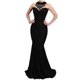 thumbnail image 1 of Moda mujer elegante sexy casual sin mangas honda correa color puro vestido largo Pompotops hdfakjf995, 1 of 8