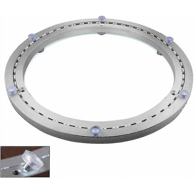 Roulement de Plateau Tournant en Métal, Base Pivotante Ronde, Rotatif à 360°, Roulements à Billes à Rangée Unique, pour Usage Intensif, 40 cm