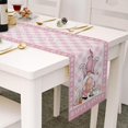 thumbnail image 2 of Easter Table Runners 13x70 Inches  Bunny Gnomes Linen Burlap Happy Easter Table Runners for Kitchen Holiday Party, 2 of 4
