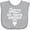 AC-Heather Grey, variant on Inktastic Future Air Traffic Controller Boys or Girls Baby Bib