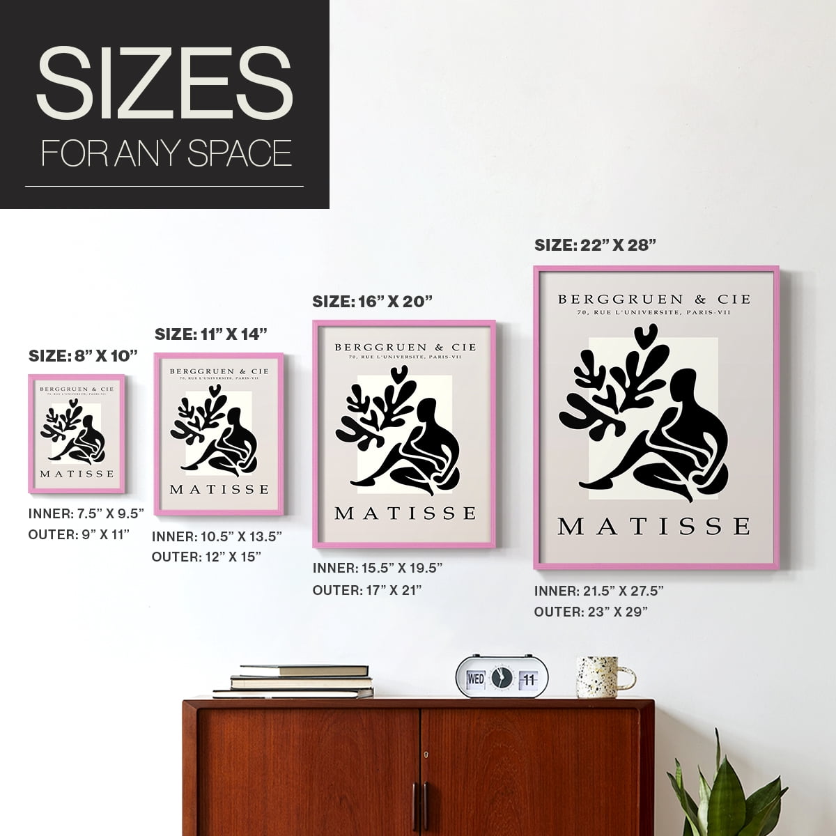 Matisse LIII Framed Print - Solid Wood