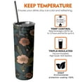 thumbnail image 6 of 20 OZ Coffee Tumble Travel Coffee Mugs with Straw,Thermal with Lids for Hot and Cold Drinks for Fathers Husband Mothers, 6 of 7