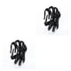 thumbnail image 2 of Minnieouse Paquete de 4 pasadores Grip Clips de garra de plástico sólido Accesorios negros y marrones Pasadores de San Type1 NO1, 2 of 6