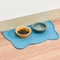 thumbnail image 5 of Estera de comida para perros y gatos, estera de silicona para comida y agua, estera de alimentación antideslizante impermeable para mascotas, 5 of 5