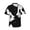 Hawaiian shirts-29, variant on Cute Panda Black And White Men's 3d Print Casual Button Down Shirts, Novelty Hawaiian Short Sleeves M