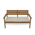 thumbnail image 3 of Real Flame Banquette à Deux Places en Teck, 3 of 7