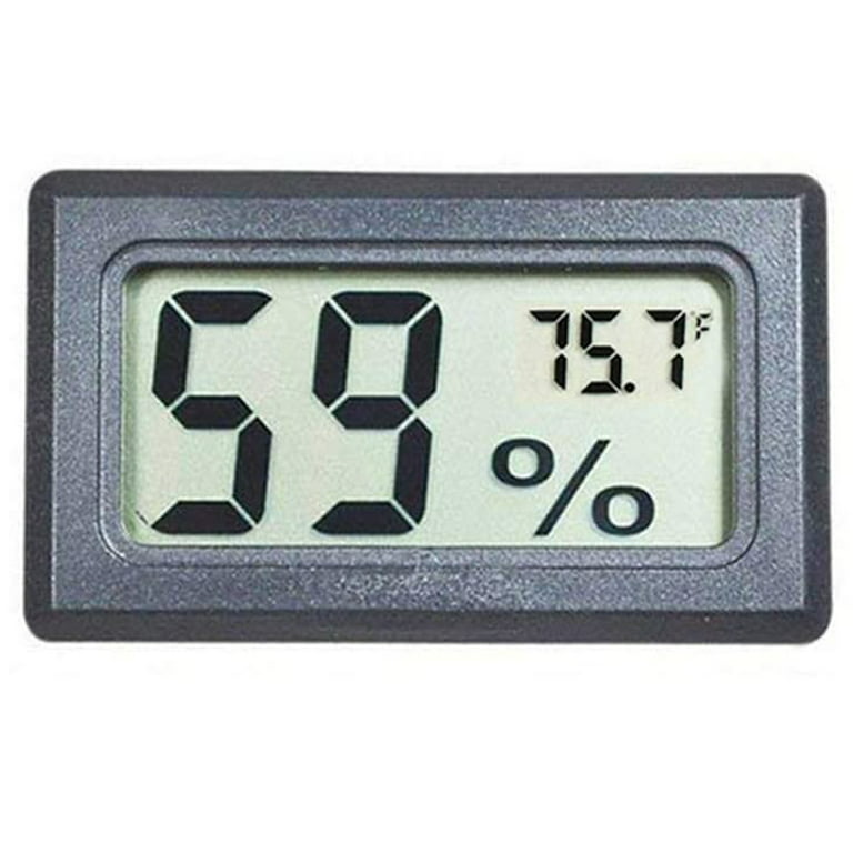 DigitalTemperature Meter Humidity Gauge Monitor With LCD, Alarm