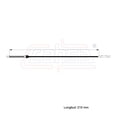 thumbnail image 2 of Cable Chicote Freno Trasero Compatible Con Chevrolet Meriva 1.8L 2003 2004 2005 2006 2007 2008 2009 Tambor CAHSA Cable Chicote Acelerador, 2 of 6