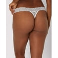 thumbnail image 3 of Maidenform Lace Thong Panty Panties Must Haves Moderate NPL Low Waist Crochet, 3 of 6