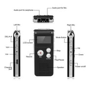 8/16/32GB Lecture Digital Voice Recorder Dictaphone Audio MP3 Sound Mini Spy Recorder Mic