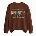 thumbnail image 4 of Godom Womens Sweatshirt Crewneck Long Sleeve Shirts Loose Fit Letter Print Tops Fall Fashion, 4 of 7