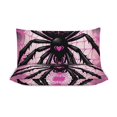 thumbnail image 3 of Halloween Pink Spider Full Size Bedding Set Contains One Duvet Cover and two pillowcases Halloween Decor, 3 of 7
