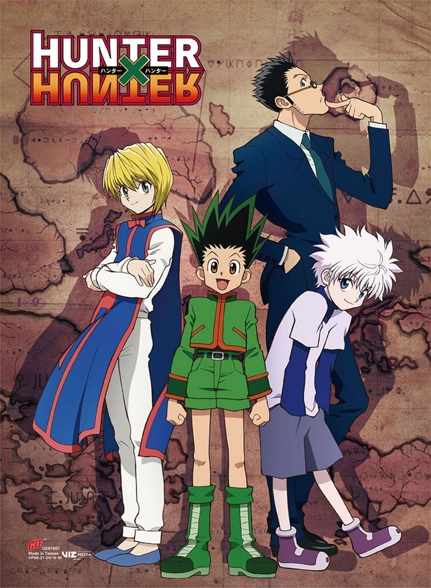 Hunter X Hunter Key Art 2 Wall Scroll Official Licensed