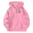 thumbnail image 3 of XINXIAOO Womens Sweatshirt Hoodies Long Sleeve Hoodie Zip up Women Oversized Hoodie for Women Pink Hoodie Women's Fall Clothes Women's Clothing, 3 of 4