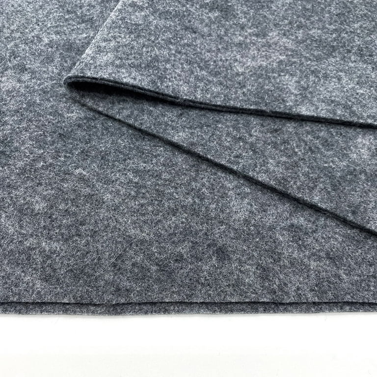 Ice Fabrics Craft Felt Fabric by The Yard - 72 Wide & 1.6mm Thick Acrylic  Felt - Soft and Durable Black Felt Fabric for DIY Arts & Crafts