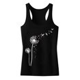 thumbnail image 3 of Pompotops Women's Tops O-Neck Print Sleeveless Vest Crop Tops Tank Tops Shirt, 3 of 5