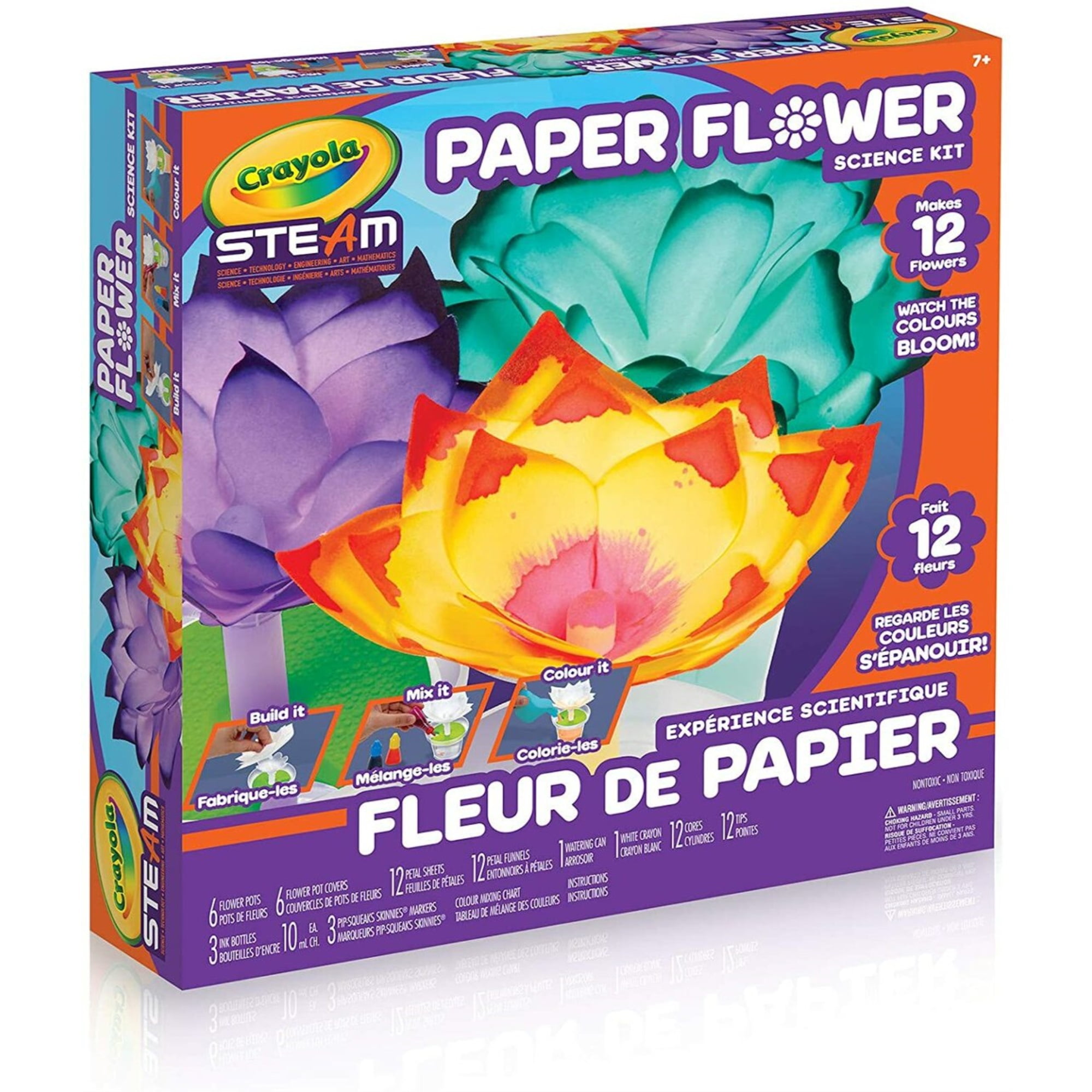 crayola paper flower science kit walmart