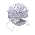 thumbnail image 3 of Cuna Moises D´Bebe Siesta Bebe Gris Plegable con Mosquitero, 3 of 6