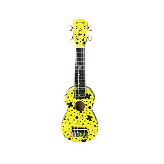 Kahuna Felix The Cat Soprano Ukulele - Yellow w/ Matching GigBag