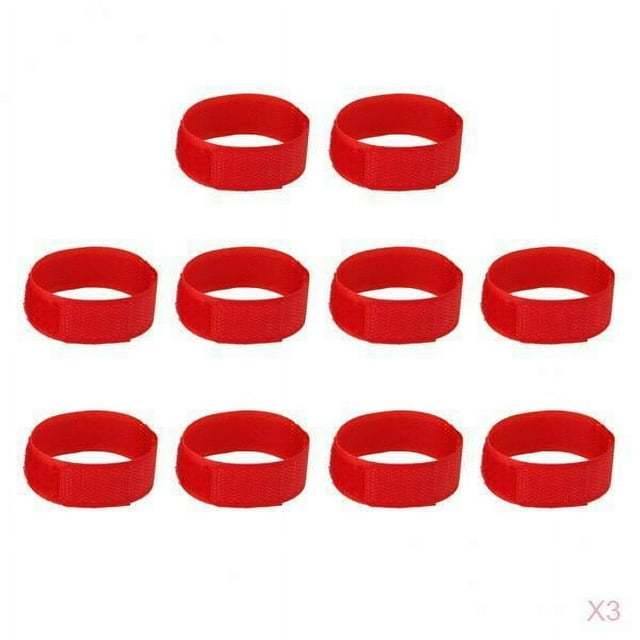15 Paquetes / Set Collar De De Para Gallos Rojo De Aves De Corral