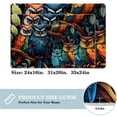 thumbnail image 2 of Owl Polyester Non-Slip Machine Washable Office Mat - Door Mat Chair Rugs Door Mats, 2 of 6